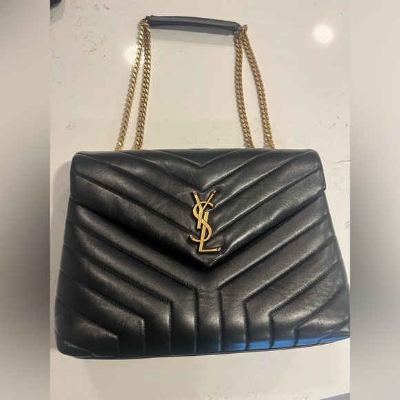 Saint Laurent Medium Loulou Matelassé Leather Shoulder Bag AUTHENTIC - Picture 15 of 16